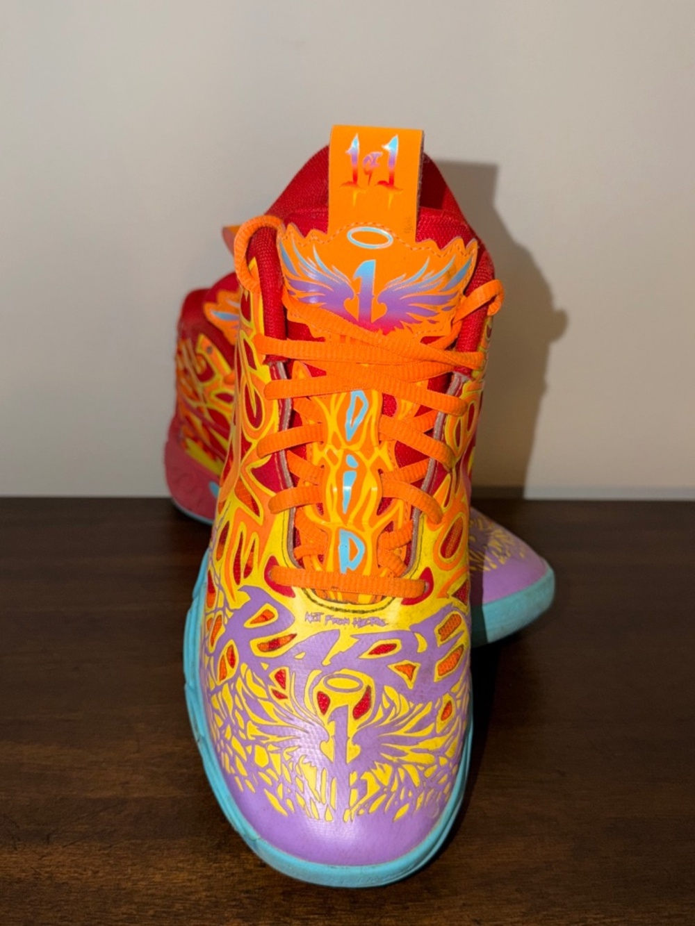 PUMA MB.04 “Phoenix” LaMelo Ball Basketball Shoes – Size 5.5 “Not From Here”